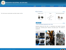 Tablet Screenshot of beeantah.com.my